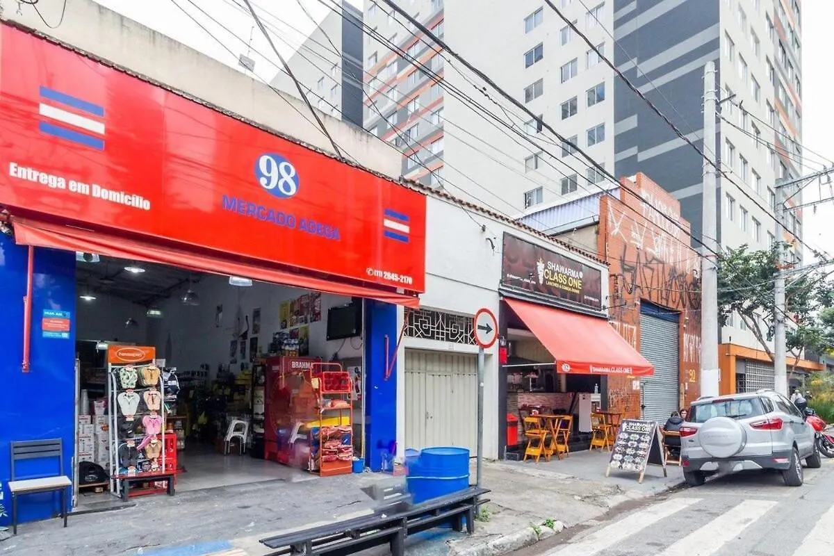 Encantador Studio No Bras Com Piscina/Metro Bras Sao Paulo Brazil